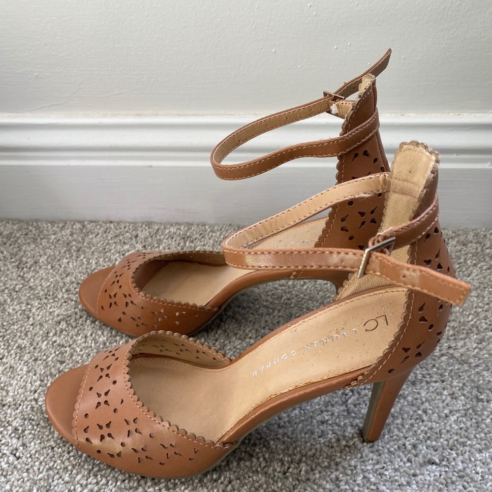 Lauren Conrad LC Streamer Cognac Heel